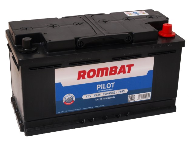 Rombat Pilot 12V 95Ah 750A(EN) L5 353x175x190 0/1